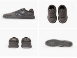 Leopard Print Sneakers Platform Chunky Shoes High-Top Casual Shoes Unisex - Gray pigeon - Size V1106-W-SHOE2-98748-GRAY-4AU4EU35