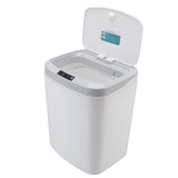 Smart Trash Can 16L Infrared Induction Button Control Manual Mute Household Automatic Trash Can with V1294-YM0523-3113220058411