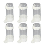 6pcs Cage Water Feeder Professional Automatic Spill Proof Bird Water Hanging Feeder for Pets V1294-YM0901-3111240172713