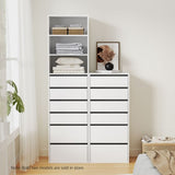 Artiss 6 Chest of Drawers Tallboy Cabinet White FURNI-N-CDR-6D3S-WH-AB