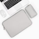 15 / 15.6 Inch Power & Gray Pu Leather Laptop Bag PRL-7231475950DBT