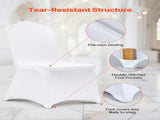 Stretch Spandex Folding Chair Covers, Universal Fitted Chair Cover, Removable Washable Protective V952-100PCSQBHLYYT0001V0