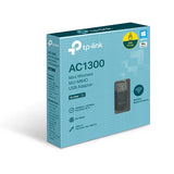 TP-Link Archer T3U AC1300 Mini Wireless MU-MIMO USB AdapterMini Size, 867Mbps at 5GHz 400Mbps at V1202-V2-NWTL-ARCHERT3U