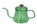 Long Spout Kettle Large Capacity Heat Resistant Easy to Clean Long Mouth Coffee PotGreen V1294-YM0714-3118210257912
