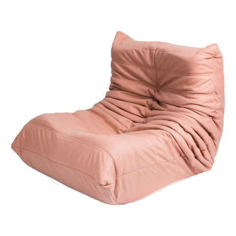 Levede Accent Sofa Floor Chair Caterpillar Pink REP1001-PK