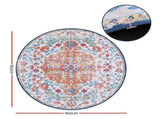 Artiss 160 cm Round Rugs for Living Room With Silicone Dots Grip For Bedroom Entryway 5mm Ultra Thin FLR-3200-160RO-OG