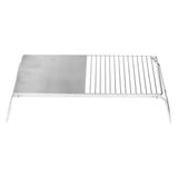Grill Stand Multifunctional Folding Stainless Steel Outdoor Kitchen Stand for BBQ Grilling Camping V1294-YM0523-3111220000411