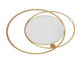 Modern LED Ceiling Light Dimmable Flush Mount Ceiling Lamp with Remote Control for Bedroom Living V1294-YM0901-3119250024611