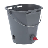 8L Plastic Feeder Bucket with Nipples Check Valves Feeding Equipment for Livestock UseFor Lamb V1294-YM0901-3111210205312
