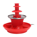 3 Tier Electric Chocolate Fountain Machine Automatic Melting Chocolate Fondue Fountain Party V1294-YM0901-3118250186312