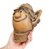 Garden Elf Tree Hugger Polyresin Tree Sculpture Garden Peeker Yard Art for Home Decoration V1294-YM0721-10113066
