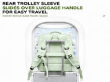 Grey 35L Vacuum Compression Travel Backpack with Manual Air Pump, Shoe Zone and 15.6" Laptop House V888-ELOSUNG55195-4