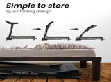 PROFLEX TRX3 Electric Treadmill, Compact Size, Foldable, USB/MP3, Pulse Sensors V219-FTNTRDPFTRX3A