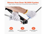 Garage Door Torsion Springs, Pair of 6.35 x 50.8 x 787 mmn, 16000 Cycles, Electrophoresis Black V952-CKMDH0250X2XWA4D1V0