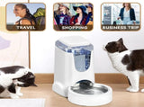 Cat Feeder Automatic Cat Feeder Cat Water Dispenser Cat Feeding Set Pet Care V1107-135-24189