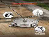 16.5" Pressure Washer Surface Cleaner, Stainless Steel Pressure Washer Attachments with 4 Wheels, V952-GYQXJBMQJQYP62KMHV0