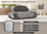 Neck Massager Pillow with Heat, Rechargeable Neck Massage Pillow, 2-Speed Vibration, Ergonomic V1107-CS-MEUDZ19