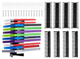 8PCS Video Game Case Wall Rack, 18-Slot Game Disc Storage Wall Mount, Wall Organizer Compatible with V1369-AZ3-W-08725