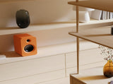 Kanto REN 200W Powered Bookshelf Speakers with HDMI ARC, USB-C, and Bluetooth 5.3 - Matte Orange, V398-KO-RENMO-I