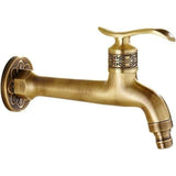 Antique Brass Tap with Lever Handle, Antique Brass Finish, G1 2 V1237-ZY-715-268