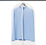 HANGERWORLD Clear 40inch Showerproof White Trim Suit Coat Garment Clothes Carry Cover Protector Bags V1258-DP02-F-306