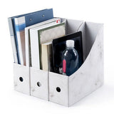 9X Sturdy Cardboard Magazine Holder Waterproof Magazine Storage Box Book Bins Desk File Holder V1366-AZ2-W-14651