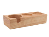 Wooden Coffee Tamper Holder 3 Hole Slip Resistant Coffee Tamping Station for Cafes Home Restaurant V1294-YM0717-3118220188112