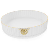 White Rotatable Organizer for Home Kitchen Spices and Condiments V1369-AZ3-W-18323
