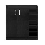 Artiss Shoe Rack Cabinet 21 Pairs Adjustable Shelves Black Clair FURNI-SHOE-21-BK-AB