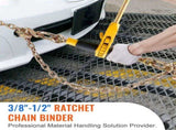 Ratchet Chain Binder 2PCS, 0.9-1.2 cm Heavy Duty Load Binders, with G80 Chains 5443 kg Secure Load V952-DLTJLLJQTYCBBHNAQV0