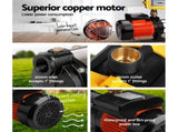 Giantz 1800W Max 5-Stage Garden Water Pump High Pressure Irrigation Booster Pump, Automatic PUMP-ST5-1800W-YEL