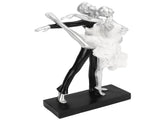 Couple Dancing Sculpture Modern Simple Innovative Resin Hand Crafted Couple Dancing Abstract Statue V1294-YM0706-3115230054912