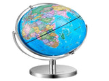 Rotating World Globe with Stand, 330.2 mm, Educational Geographic Globe with Precise Time Zone ABS V952-DQYJJLBFG13Y9FFDEV0