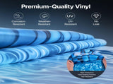 18-ft Round Above Ground Pool Liner, Overlap Pool Liners, Standard Gauge Vinyl, 48-to-54inch Wall V952-YCNCROUND18F554QLV0