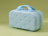 Sky Blue 14-inch Mini Handheld Luggage Case - Stylish Makeup and Storage Box with ABS Shell V888-ELOSUNG15990