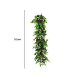 Artificial Extendable Hanging Christmas Garland UV Resistant 55cm V637-DP22578