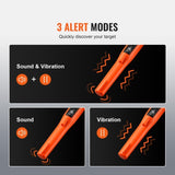 VEVOR Metal Detector Pinpointer IP68 Waterproof Handheld Detector Wand with LCD V952-JCKJSTCBSIP62MUFKV9