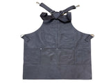 BUFFALO LEATHER APRON Cooking Chef Hairdresser Waterproof Durable Quality - Brown V563-BR-LTHRAPRON