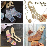 pcs Wooden Sock Blockers for Knitting, Adjustable Sock Blockers for Knitting Blockers Knitting V1237-ZY-203-4526