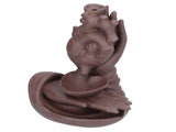 Ceramic Incense Burner Waterfall Backflow Incense Holder Ornament for Home Bedroom Office Sauna SPA V1294-YM0523-3115210230911