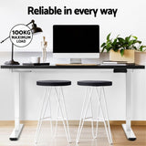 Artiss Standing Desk Motorised Dual Motor 120CM Black HASD-268-WHDF-BKDB-120
