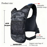 Multifunctional Trail Running Backpack, Portable Travel Hiking Pack, Reflective Hydration Backpack V1232-YYBB-002