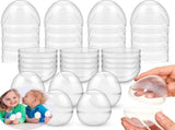 Tutuviw 20Pcs Small Translucent Fillable Easter Egg,Plastic Clear Easter Eggs, 3.5 Inch Empty Eggs V1189-WXFWAL-20260319-00358