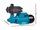 Giantz Peripheral Water Pump Auto Controller Cast Iron Garden Irrigation 1HP PUMP-QB80-2M