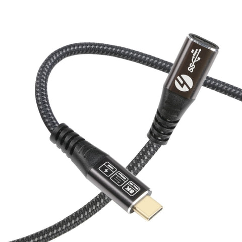 0.5m USB4 CM-CF Double Straight Cable | 100W & 40G Support 005.004.0523