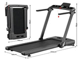 Powertrain V300 3.0HP Foldable 2-in-1 Walking Pad Treadmill with Auto Incline 14km/h Under Desk TML-HSM-V300