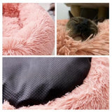 White Fluffy Dog Bed Cat Bed, 60cm V1237-ZY-506-0362