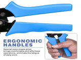 Ratcheting Crimping Tool EDM cutting jaw provides accurate and reliable crimping without damage V1366-AZ2-W-05773