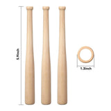 8 Sets Baseball Stand Baseball Holders for Balls Baseball Bat Wooden Stand Holder V1370-AZ4-11969