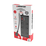 Monster 6-Port Surge+RF Black DS-MTFPSP6700RFB